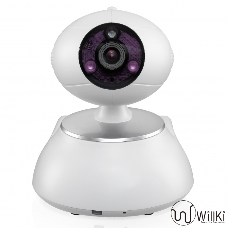 第二代 355度旋轉 ip智能網絡攝錄機 高清960P 遠程控制 雙向語音對話