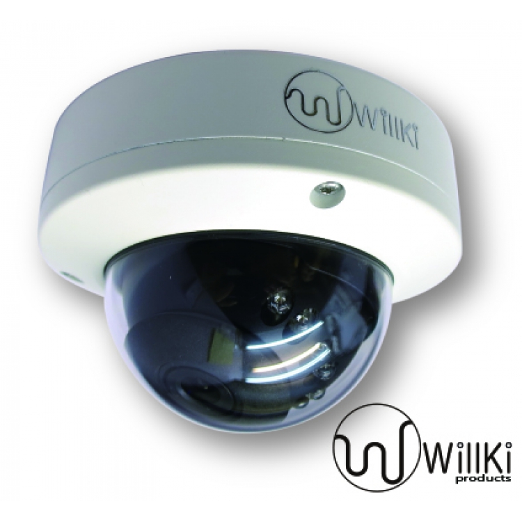 室內防暴型半球鏡, 標清1000線彩色, 12顆紅外線夜視DomeCam 金屬外穀