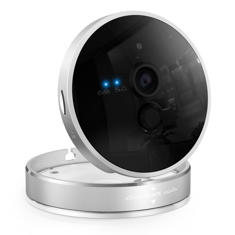 高清100萬像 移動偵測 無線/有線 報警檢察 智能多方錄影 至in超薄太空設計 遠程控制 雙向語音對話