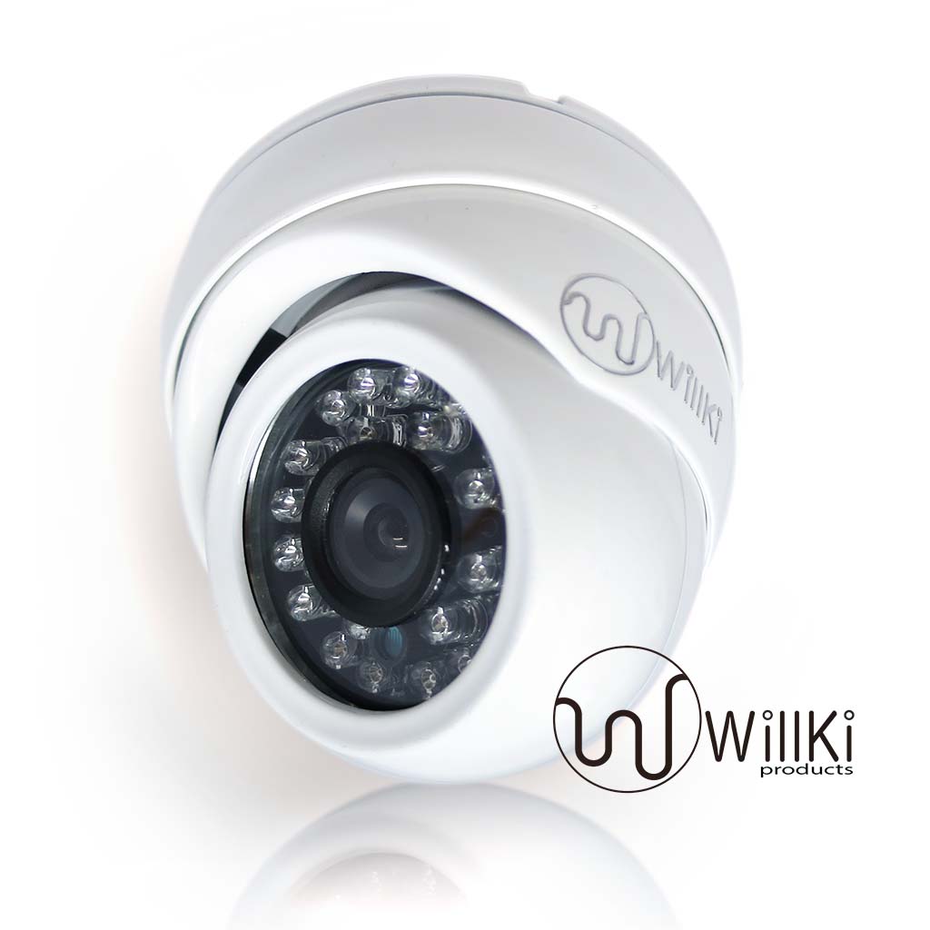 電梯專用超廣角170度 貼頂設計 室內半球鏡頭, 同軸高清AHD 1080P 彩色, 12顆紅外線夜視DomeCam 1.8mm=170度約1/3sensor