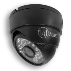 MicroSD一體式直接錄影鏡 USB頭供電 室內半球鏡, 標清1000線彩色, 12顆紅外線夜視DomeCam