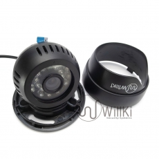 MicroSD一體式直接錄影鏡 USB頭供電 室內半球鏡, 標清1000線彩色, 12顆紅外線夜視DomeCam