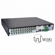 16路 同軸高清 CCTV閉路電視硬盤錄影機 支持4種鏡頭 遠程視訊網路監控 支持2硬碟 風扇 同步顯示BNC 4聲