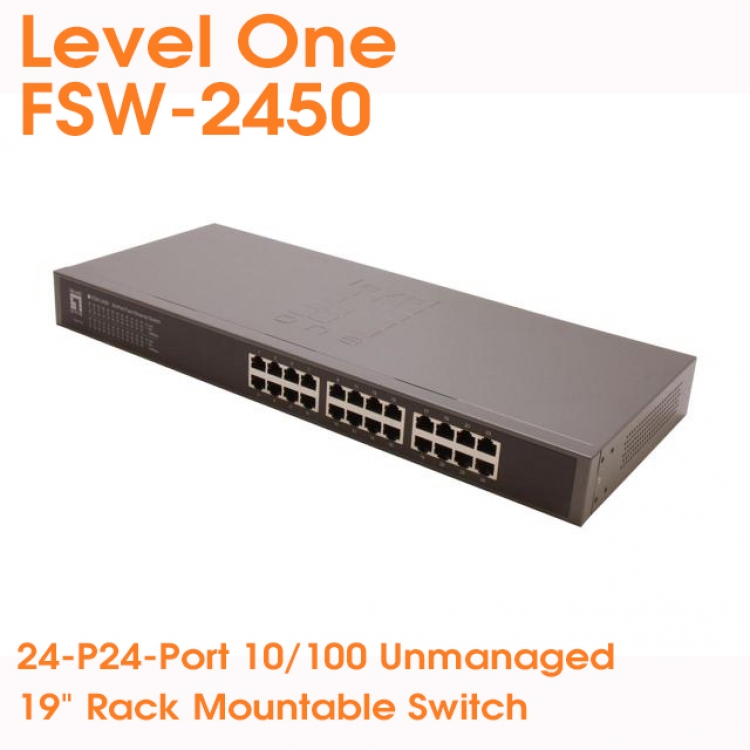 24 埠 Fast Ethernet 交換機