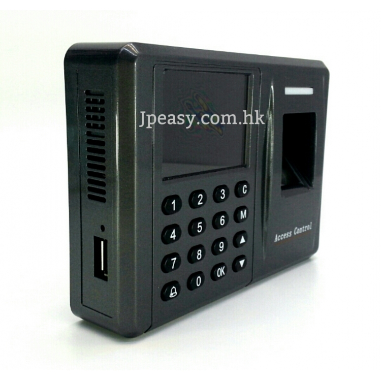 門禁指紋考勤拍卡三合一智能考勤及計糧系統 一體機 彩色液晶顯示 ID卡/ 指紋 簽到機 USB下載 Lan連接電腦