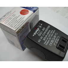 變壓器 220轉輸出100V 30W 日本,台灣,美國等100V 電器使用 AC-Adaptor/Transformer 小型線圈變牛