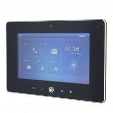 VTH5221D 7寸按鍵式 視像室內對講顯示器 內置咪 開門 辦公室 PoE供電 觸控式螢幕 連底座 Wi-Fi