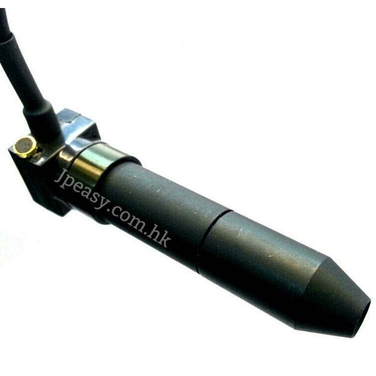 特長針孔攝像機連咪, 700線/ 彩色, Mini-Cam 大尖頭 型金屬外殼 迷你鏡頭