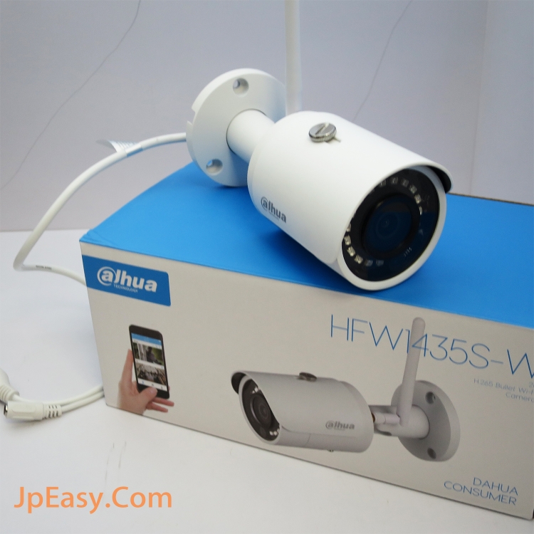 IPC-HFW1435S 高清300萬像 戶外防水 WiFi無線/有線兩用 可MicroSD錄影方式 金屬外穀 移動偵測 靈活移動SET位