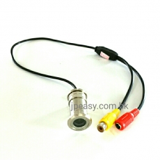 隱蔽式 門眼鏡頭 銀色金屬外殼 易安裝 800線 Mini-Cam 連接錄影機,液晶屏