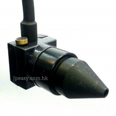 大尖頭 型金屬外殼 迷你鏡頭 長型針孔攝像機連咪, 700線/ 彩色