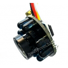 隱蔽針孔攝像鏡頭連咪, 700線/ 彩色, Mini-Cam