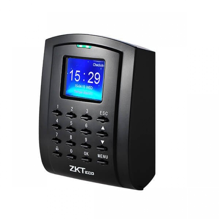 ZKTeco/中控 SC105 門禁指紋考勤拍卡三合一智能考勤及計糧系統 彩色液晶顯示 ID卡/指紋 簽到機 Lan連接電腦