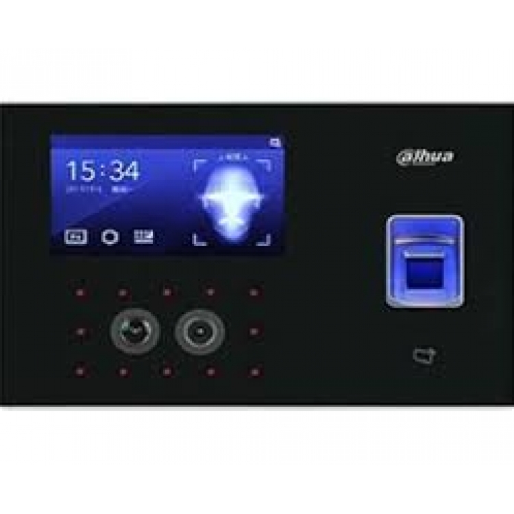 Dahua 智慧人臉考勤門禁機 指紋/拍卡三合一 計糧系統 彩色液晶顯示  ID卡 簽到機 USB下載 Lan連接電腦 中文