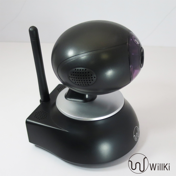 第二代 355度旋轉 ip智能網絡攝錄機 高清960P 遠程控制 雙向語音對話 黑色