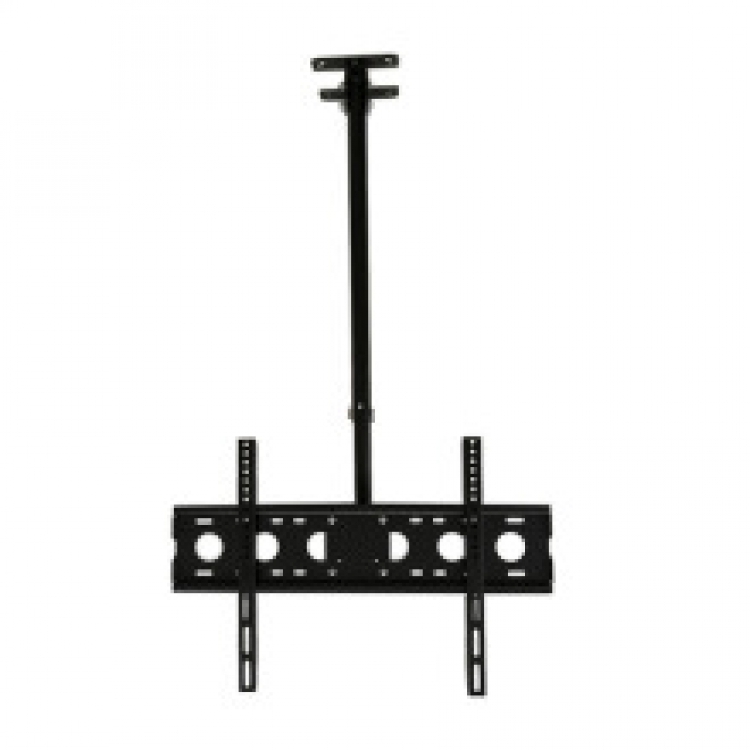 電視吊裝支架 鋁合金 左右旋轉調整方向 磨砂黑色 37-70寸用