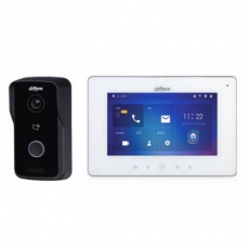 門口視像對講主機/拍卡  WiFi/有線/POE供電 視像對講機 內置咪 手機開門 IP65 英文版 MicroSD