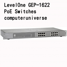 Level One 16埠 Gigabit PoE交換機, 802.3at PoE-Plus超高速Gigabit乙太網路 POE供電