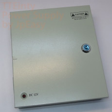 DC12V10A 安全中央集中供電機箱 每位獨立輸出保護功能 變壓器 100-240V帶LED 短路/超載/過壓 工程級