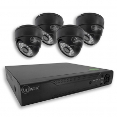 經濟型 室內半球 1000線4鏡頭錄影套裝 手機網路遠程視訊監控 數碼儲存 DIY即買即用