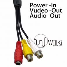 小型1CM平頭型隱蔽式 1080P同軸高清 針孔攝像鏡頭 針孔迷你鏡頭 連咪