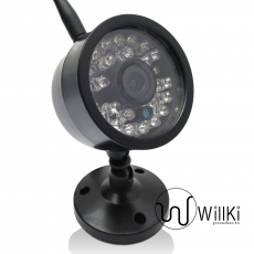 2.4G無缐 最簡易套裝系列 1鏡頭+液晶屏 SD錄影 收錄音