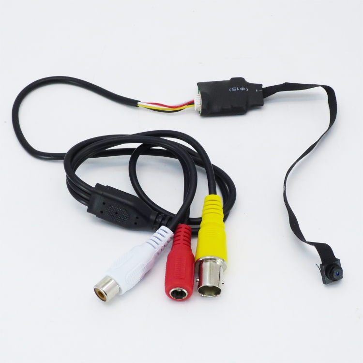 小型1CM平頭型隱蔽式 1080P同軸高清 針孔攝像鏡頭 針孔迷你鏡頭 連咪