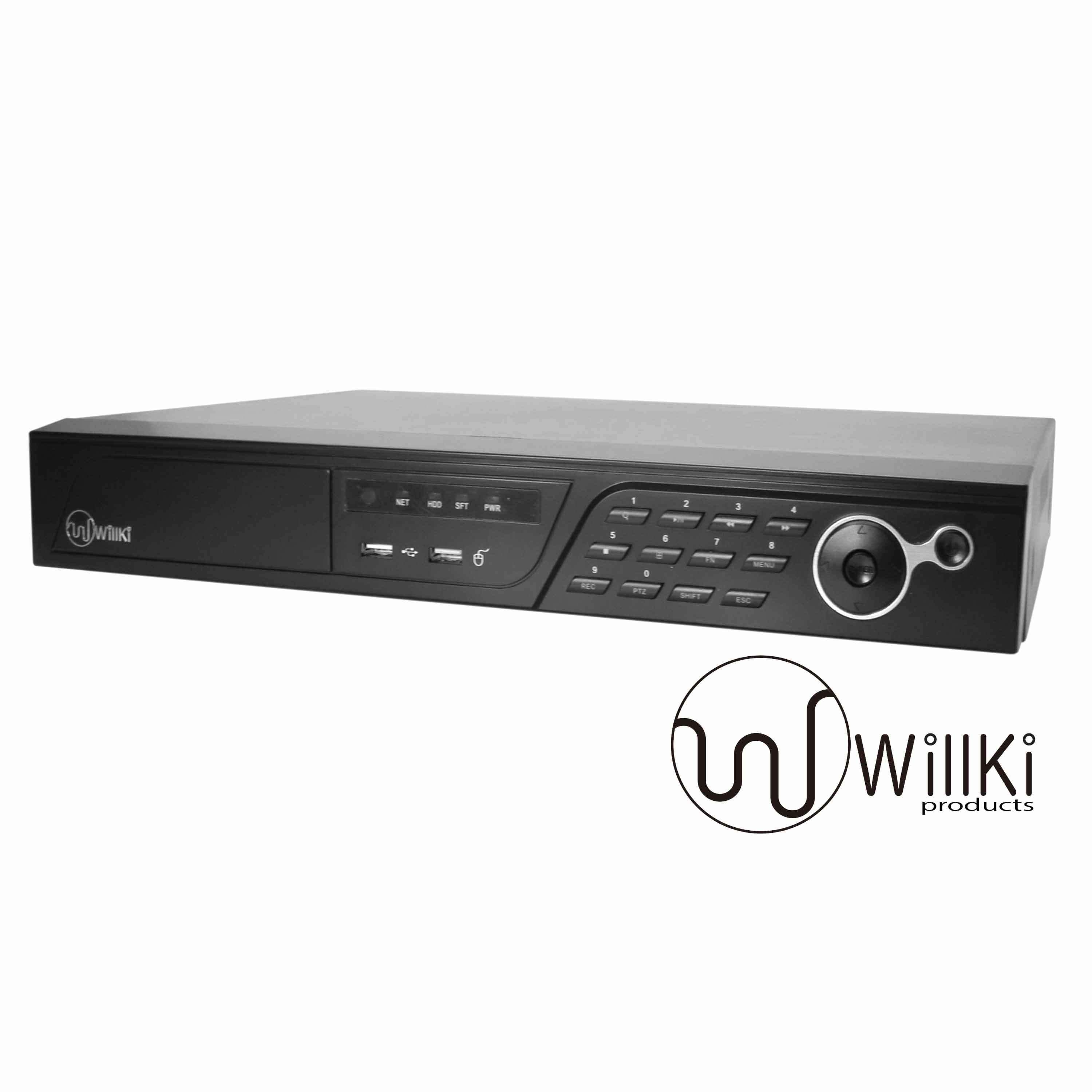 16路 同軸高清 CCTV閉路電視硬盤錄影機 支持4種鏡頭 遠程視訊網路監控 支持2硬碟 風扇 同步顯示BNC 4聲