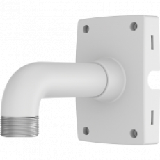 戶外防水L橫向式閉路電視鏡頭合金支架 4吋PTZ旋轉球型鏡使用 掛牆 不銹鋼威也固定安裝 燈桿固定架 磨砂白色