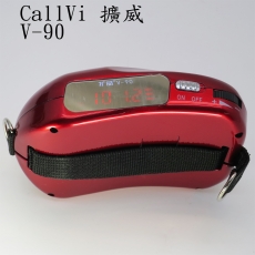 CallVi擴威V-90 特別人體貼身設計 教學擴音器 廣播大聲公 多功能擴音器 錄音/收音/ USB充電式