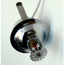 銀色 隱蔽偽裝消防灑水器鏡 金屬 1000線彩色 內藏安裝 BNC接頭 