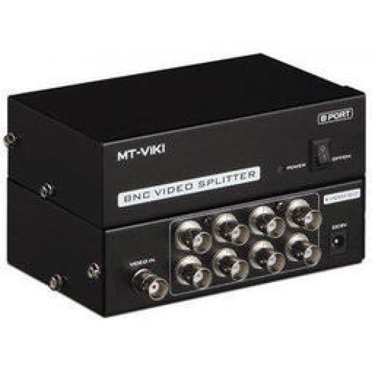 8組BNC  1分2切換器/分配器放大器 8進16出視頻分配器帶信號放大功能
