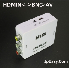 HDMI轉BNC/AV 訊號轉換器 三個輸入端可切
