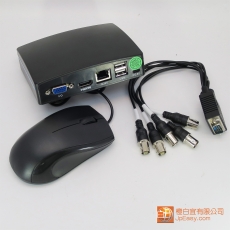 迷你錄影機 4路 11x12cm 同軸高清 TF咭/硬盤兩用錄影機 支持4種鏡頭 遠程視訊網路監控 H264壓縮格式