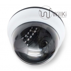 Willki 室內防暴型半球鏡, 標清1000線彩色, 10顆紅外線夜視DomeCam 外穀