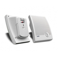 TTEint 白色 6.5吋 二音路 同轴高保真PA喇叭 附調整壁掛架/廣播喇叭/室內掛壁音響/吊式喇叭/教室掛牆喇叭、ABS材料、鋅網噴塑