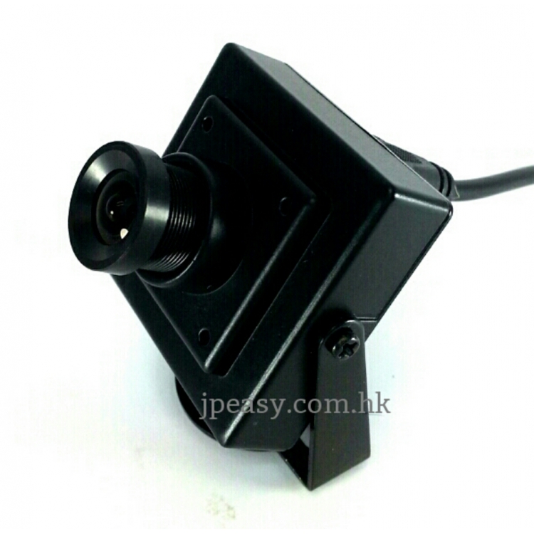 隱蔽迷你鏡 車鏡頭 方型 室内鏡頭 支架方便定位 同軸BNC輸入 DC9-12V