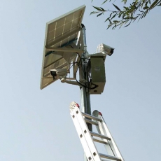太陽能供電系統12V 無線4G網絡  手機/電腦遠程視訊網路監控 CCTV太陽能閉路電視監控系統 60AH鋰電池 績航2天