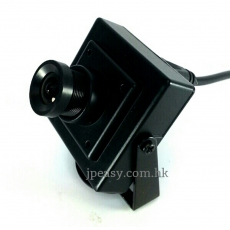 隱蔽迷你鏡 車鏡頭 方型 室内鏡頭 支架方便定位 同軸BNC輸入 DC9-12V