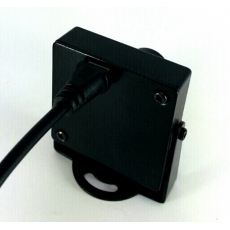 隱蔽迷你鏡 車鏡頭 方型 室内鏡頭 支架方便定位 同軸BNC輸入 DC9-12V