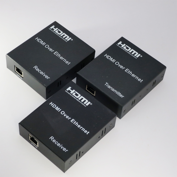 HDMI轉LAN線傳輸器 1分2 HDMI絞線傳輸器 支持USB滑鼠遙控操作 120米工程用 HDMI UTP Extender