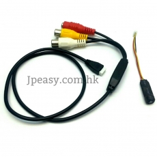 長線條型鏡  隱蔽式 3mm直徑 針孔攝像機, 700線/ 彩色