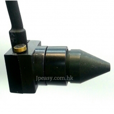 大尖頭 型金屬外殼 迷你鏡頭 長型針孔攝像機連咪, 700線/ 彩色