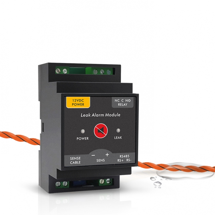 漏水/水浸探測感應器 10米距離 牆身漏水 地台滲漏 探測器機房水位檢測警報 漏水開閉接收器