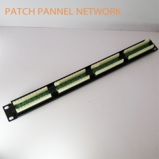 PATCH PANNEL NETWORK - AMP 24PORT CAT5e cat5e配線架超五類24口網路配線架19英寸配線架1U機櫃