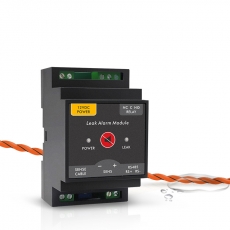 漏水/水浸探測感應器 10米距離 牆身漏水 地台滲漏 探測器機房水位檢測警報 漏水開閉接收器