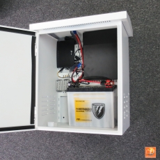 防水工程箱: 阻燃絕緣 通訊箱 用於保護-電源, DVR及電源線,防曬防水美觀