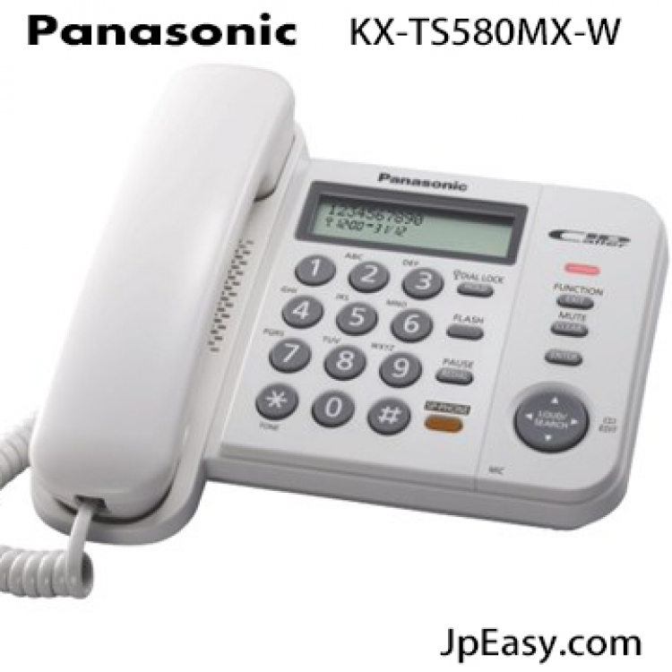 Panasonic KX-TS580MX 2行液晶體顯示 室內有線電話  免提功能