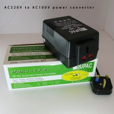 變壓器 220V轉輸出100V-110V 100W 日本,台灣,美國等100V 電器使用 AC-Adaptor/Transformer 小型線圈變牛