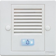 1按鈕門口組合式對講面板 明裝/暗裝式 金屬銀色面板